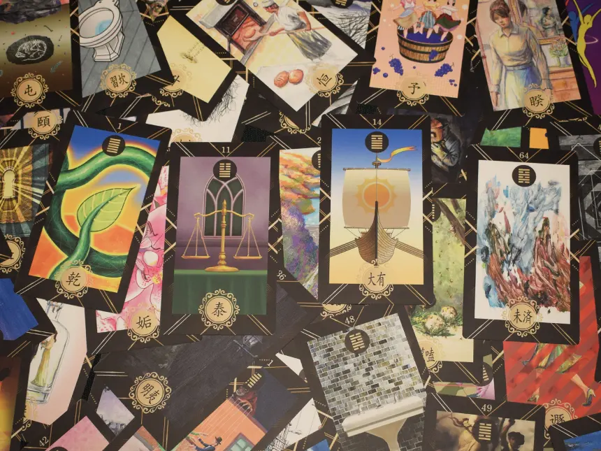 ゲキリンイーチンタロットカード